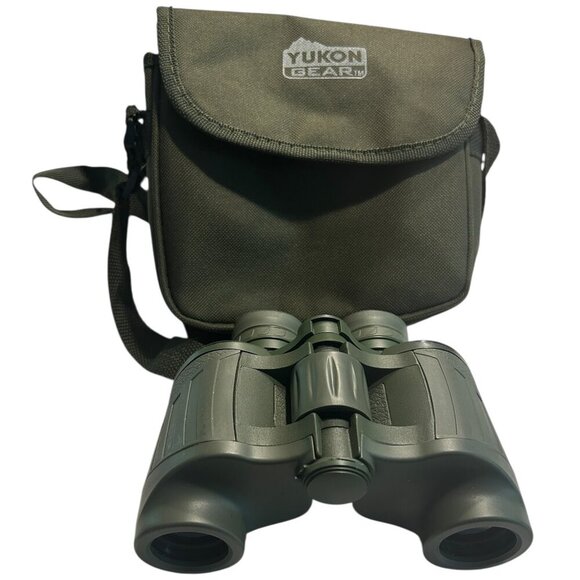 Yukon Gear Binoculars 7x32WA Green with Case Outdoor Hunting Hiking Ridgeline - Picture 1 of 9